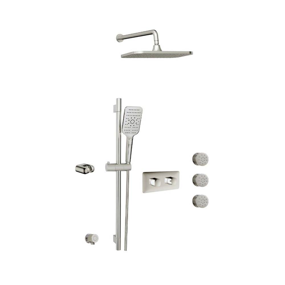 Aquabrass Inabox 3 Shower Faucet - 3 Way Shared - T12123 Valve Required
