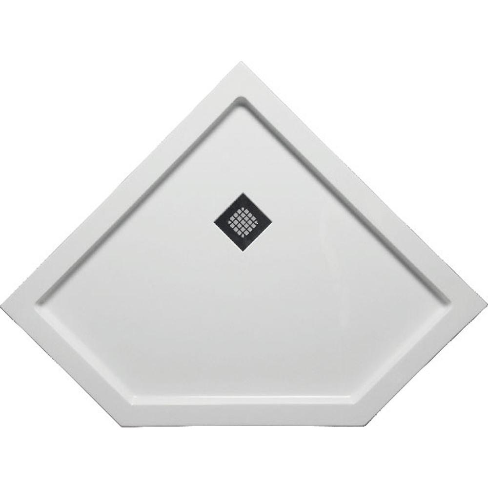 Americh 48'' x 48'' - Neo Angle DS Base w/Square Drain - Biscuit