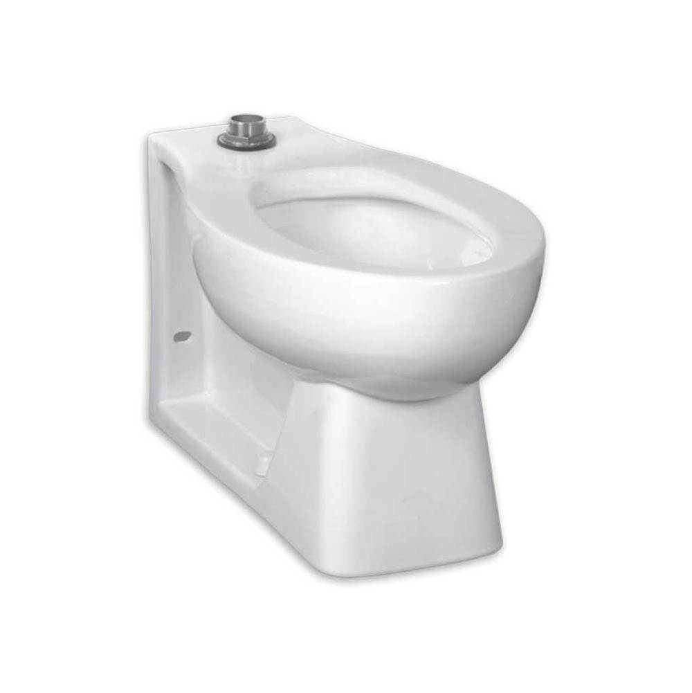 American Standard Huron® 1.28 - 1.6 gpf (4.8 - 6.0 Lpf) Chair Height Top Spud Back Outlet Elongated EverClean® Bowl With Bedpan Lugs