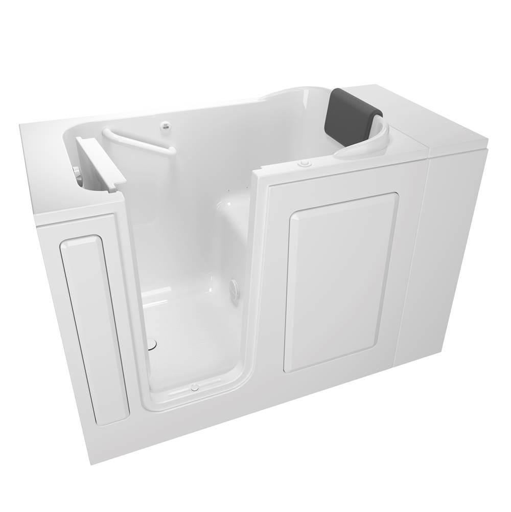 American Standard Gelcoat Premium Series 28 x 48-Inch Walk-in Tub With Air Spa System - Left-Hand Drain