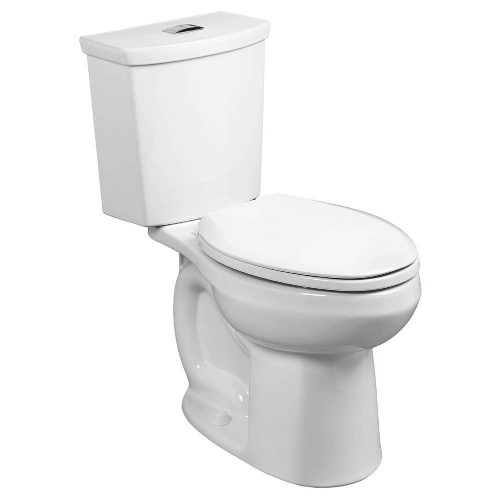 American Standard H2Option® Two-Piece Dual Flush 1.28 gpf/4.8 Lpf and 0.92 gpf/3.5 Lpf Chair Height Elongated Toilet Less Seat