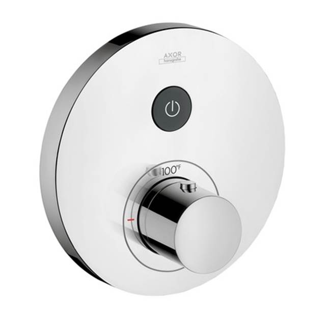 Axor ShowerSelect Thermostatic Trim Round for 1 Function in Chrome
