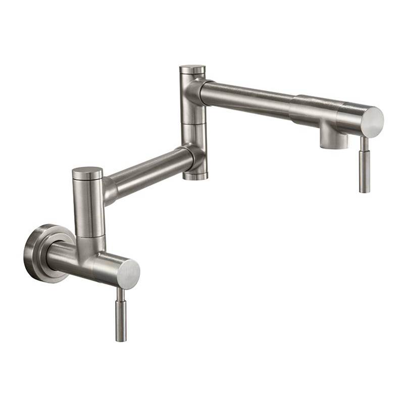 California Faucets Pot Filler - Dual Handle Wall Mount - Contemporary