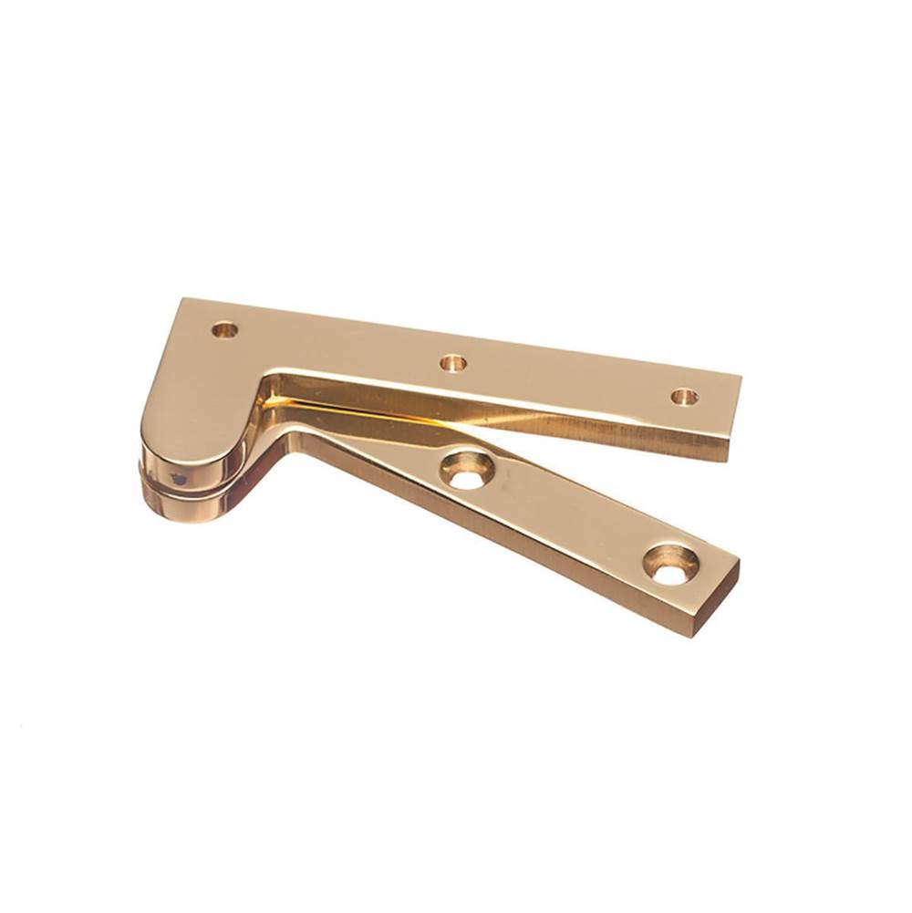 Colonial Bronze Fixed Pin Pivot Hinge Hand Finished in Satin Copper