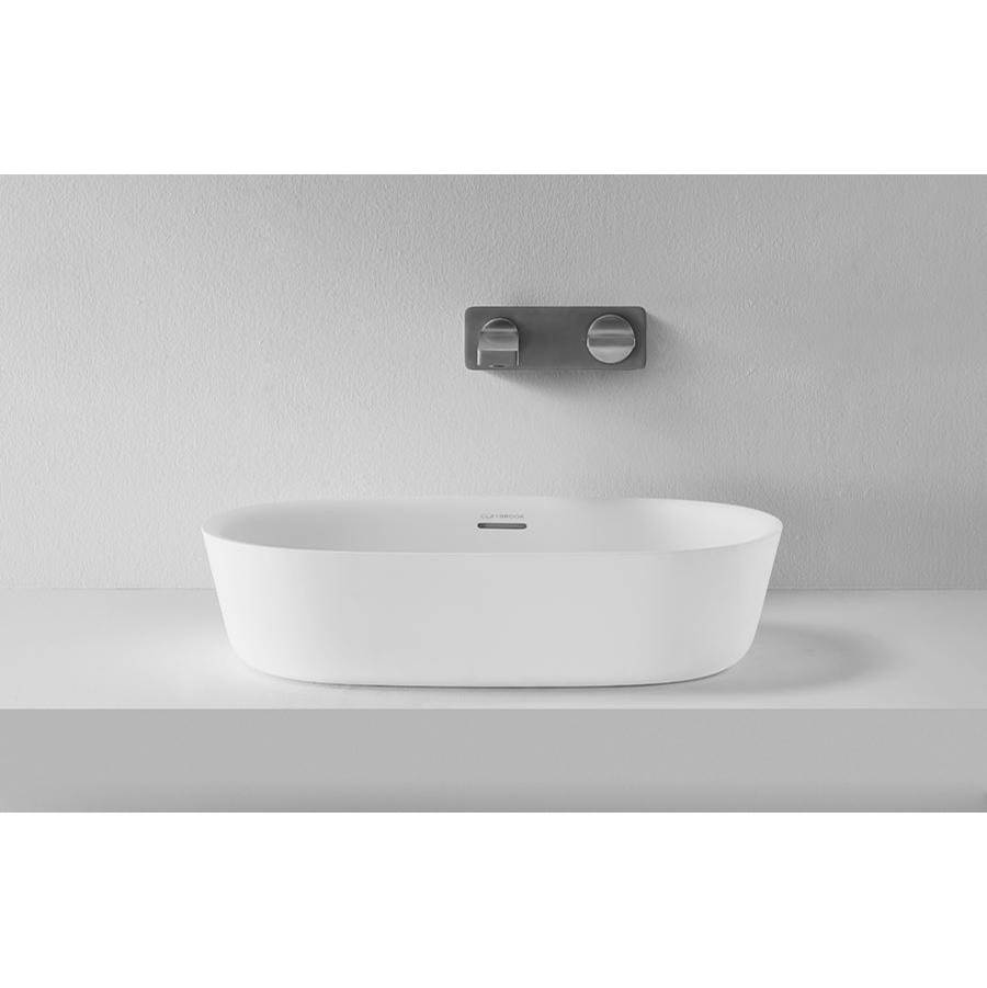 Claybrook Soho Tapered Rim Basin With Matching Pop-Up Waste In Fog