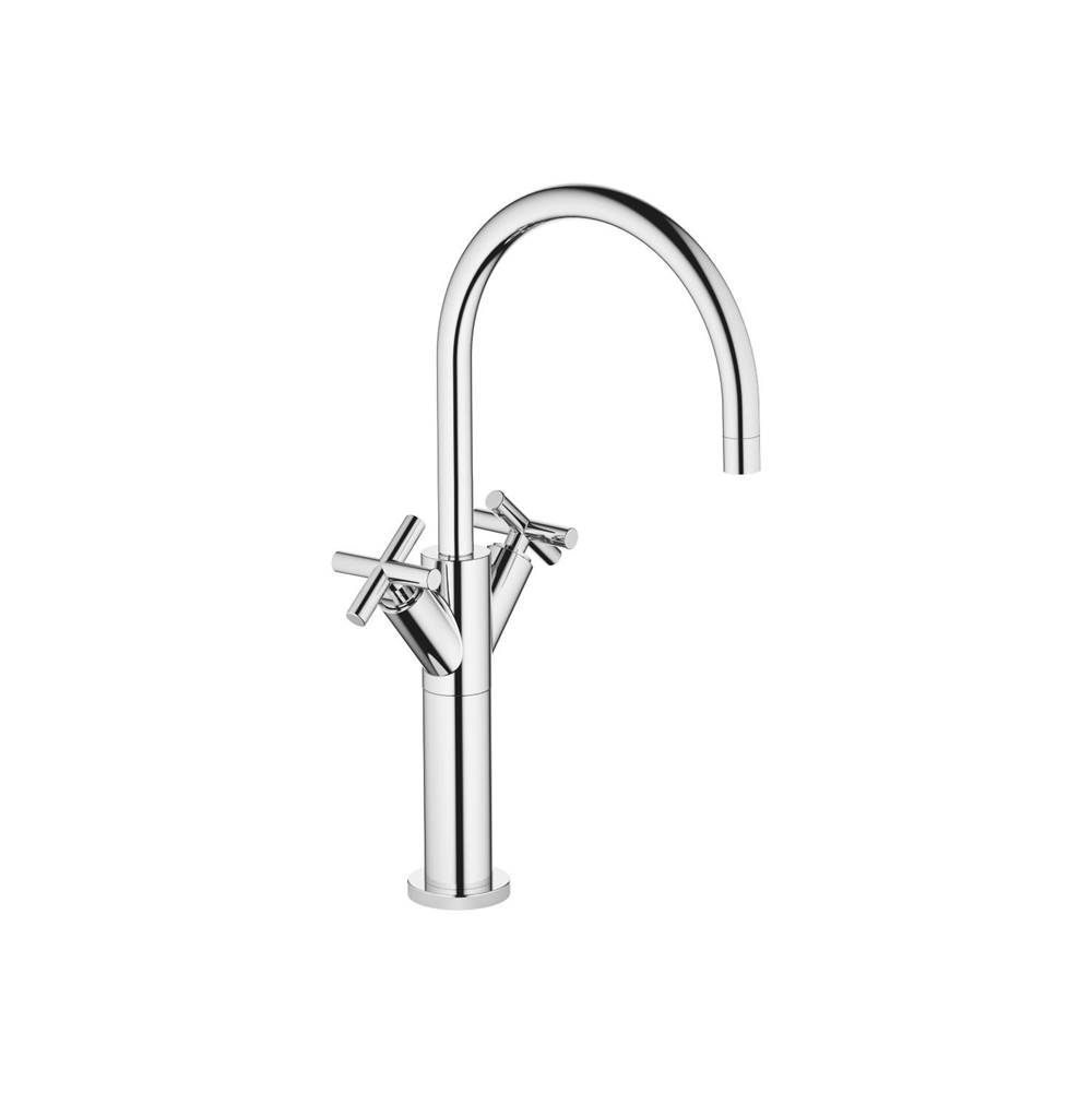 Dornbracht Single-Hole Lavatory Mixer With Extended Shank Without Drain In White Matte