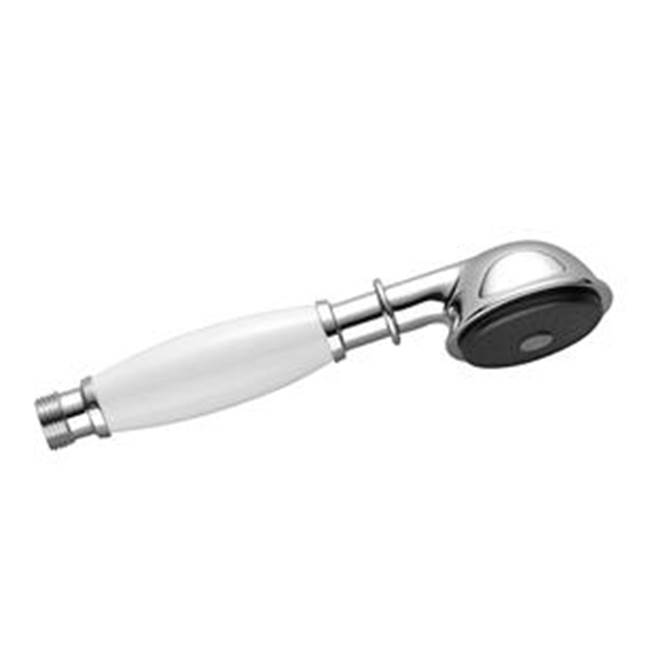 Dornbracht Madison Metal Hand Shower With Porcelain (White) Handle In Polished Chrome