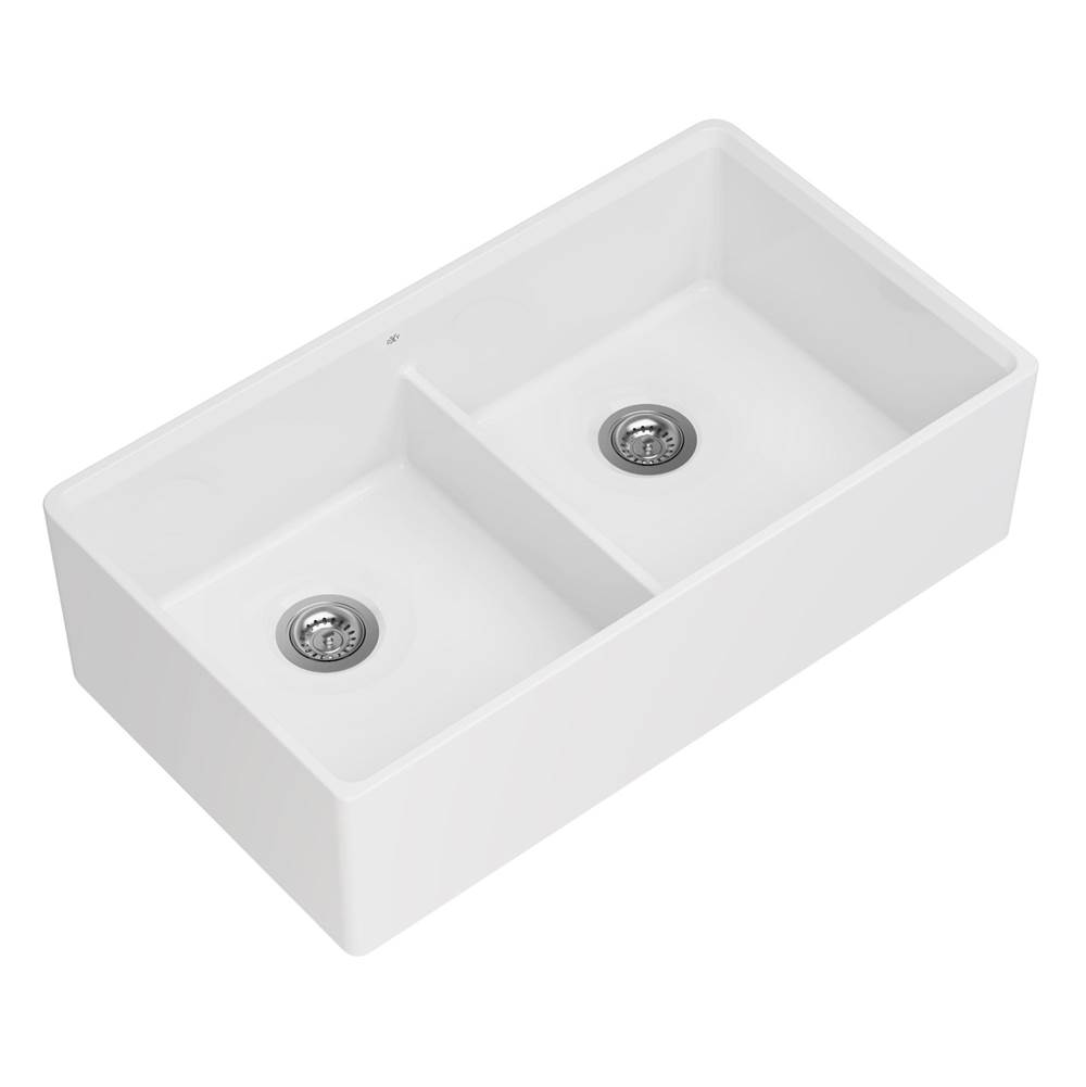 DXV Etre 36 in. Double Apron Kitchen Sink