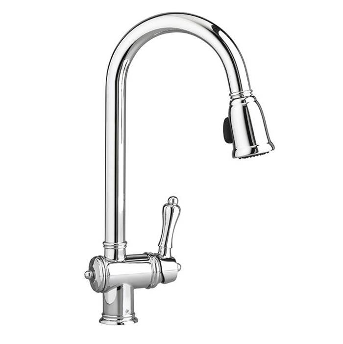 DXV Victorian Single Handle Pull-Down Kitchen Faucet with Lever Handle