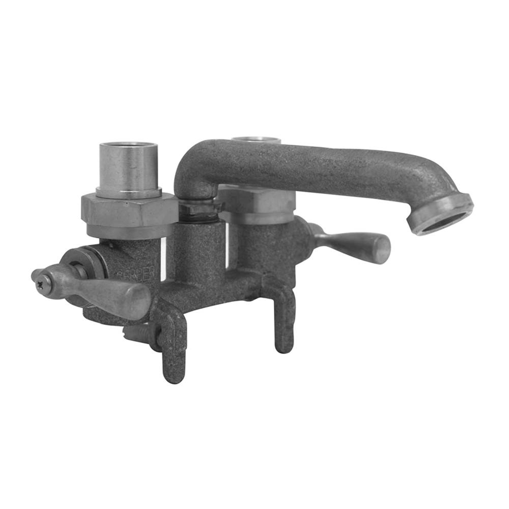 Gerber Plumbing Gerber Classics 2H Clamp On Laundry Faucet w/ IPS/Sweat Connections -No Threads on Spout 2.2gpm Rough Brass