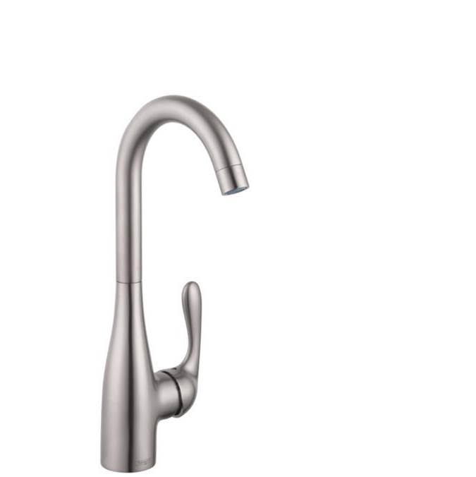 Hansgrohe Allegro E Bar Faucet, 1.5 GPM in Steel Optic