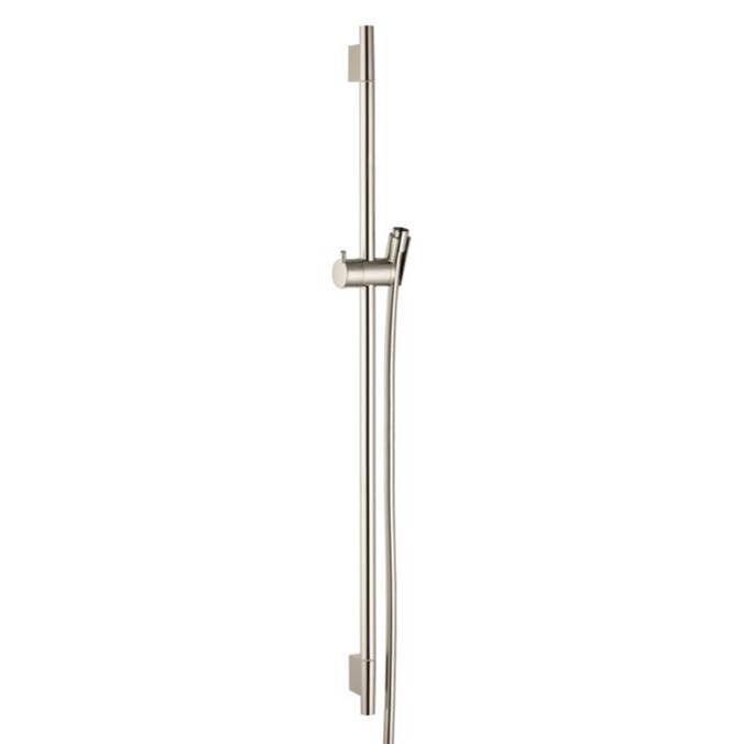 Hansgrohe Unica Wallbar S, 24'' in Brushed Nickel