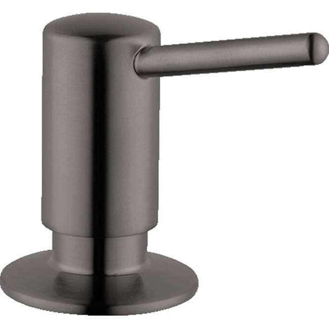 Hansgrohe Soap Dispenser, Contemporary in Brushed Black Chrome