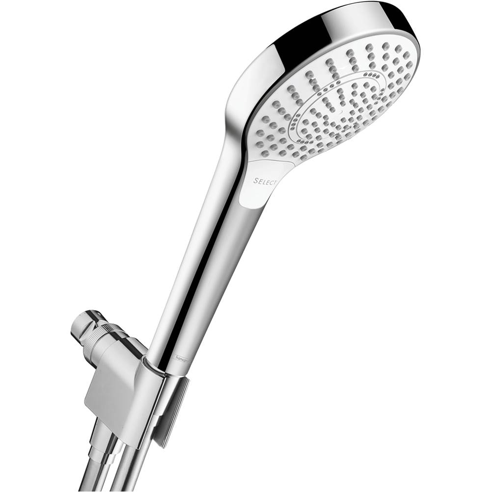 Hansgrohe Croma Select S Handshower Set 110 3-Jet, 2.5 GPM in Chrome