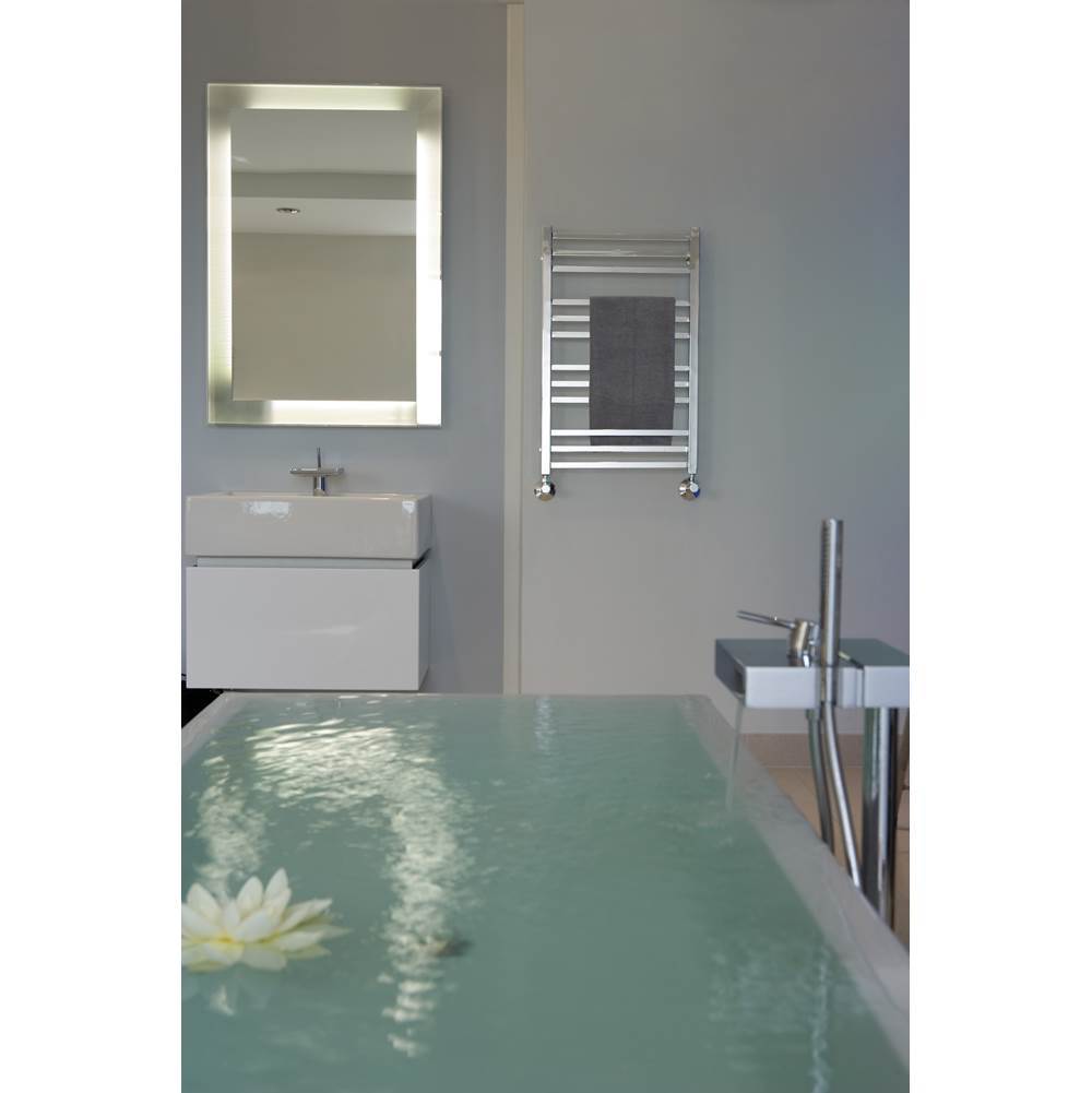 ICO Bath 19.5''x47.5'' Avento Hydronic Towel Warmer - Matte Black