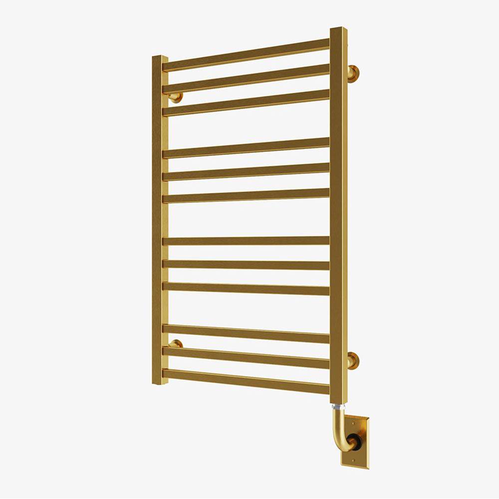 ICO Bath 19.5''x31'' Avento Electric Plug-In Towel Warmer - PVD Brushed Gold
