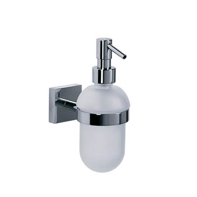 Joerger Charleston Square Soap Dispenser, Complete, Platinum