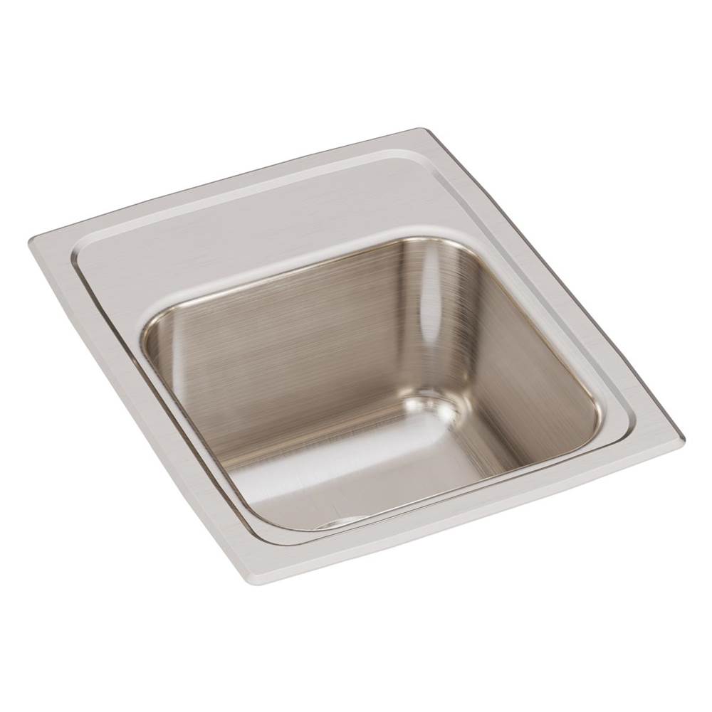 Just Manufacturing Stainless Steel 13'' x 16'' x 7-5/8'' MR2-Hole Single Bowl Drop-in Sink
