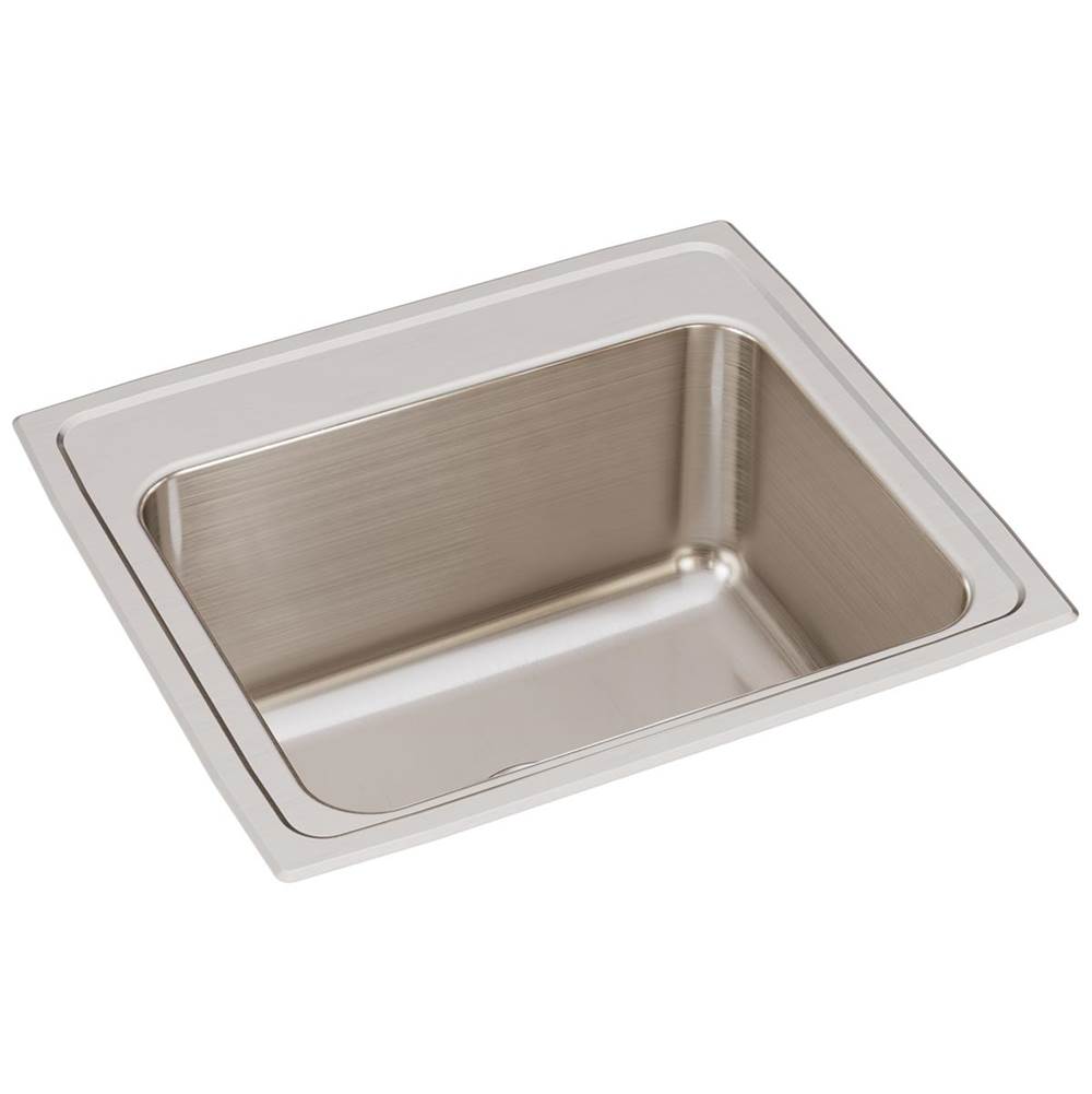 Just Manufacturing Stainless Steel 22'' x 19-1/2'' x 10-1/8'' MR2-Hole Single Bowl Drop-in Sink