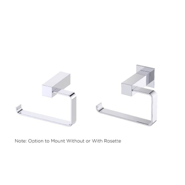 Kartners LISBON - Drop Toilet Paper Holder (Left)-Glossy White