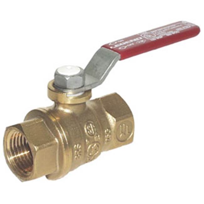 Legend Valve 2'' T-1004NL No Lead Forged Brass Large Pattern Full Port Ball Valve, with Cubic Ball