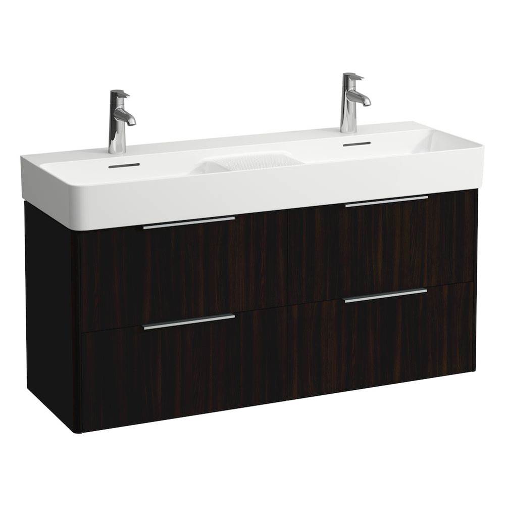 Laufen Vanity Only, with 4 drawers, incl. 2 drawer organizers, matching double washbasin 814282
