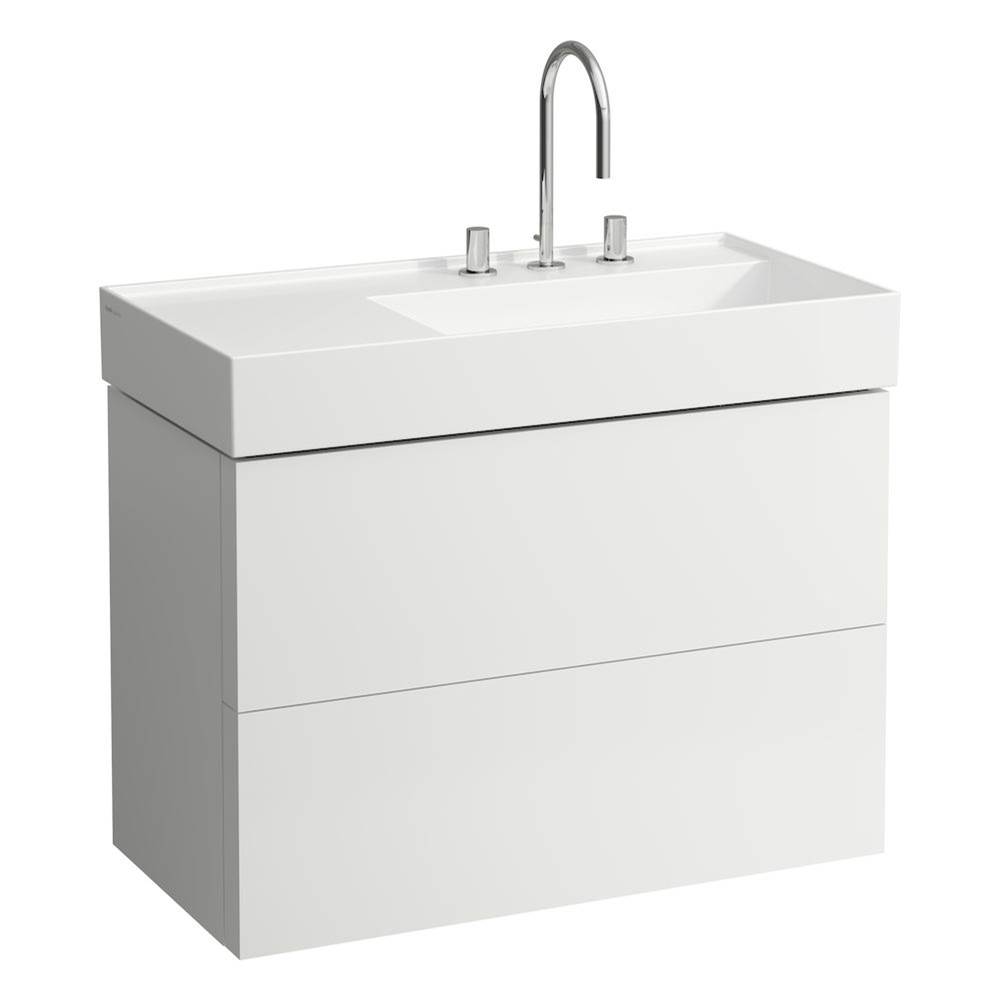 Laufen Vanity Only with two drawers for washbasin shelf left 810339 (incl. organiser)
