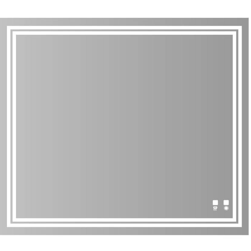 Madeli Zen Illuminated Slique Mirror, Mirror. 48'' X 36'' Lumentouch , On/Off Dimmer Switch. Defogger, Dual Installation