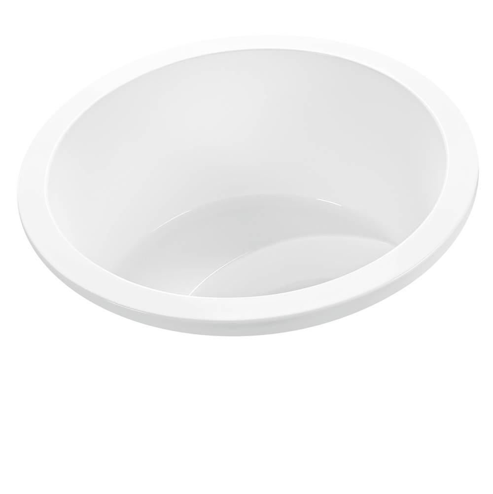 MTI Baths Jasmine 2 Acrylic Cxl Drop In Round Ultra Whirlpool - White (52X52)