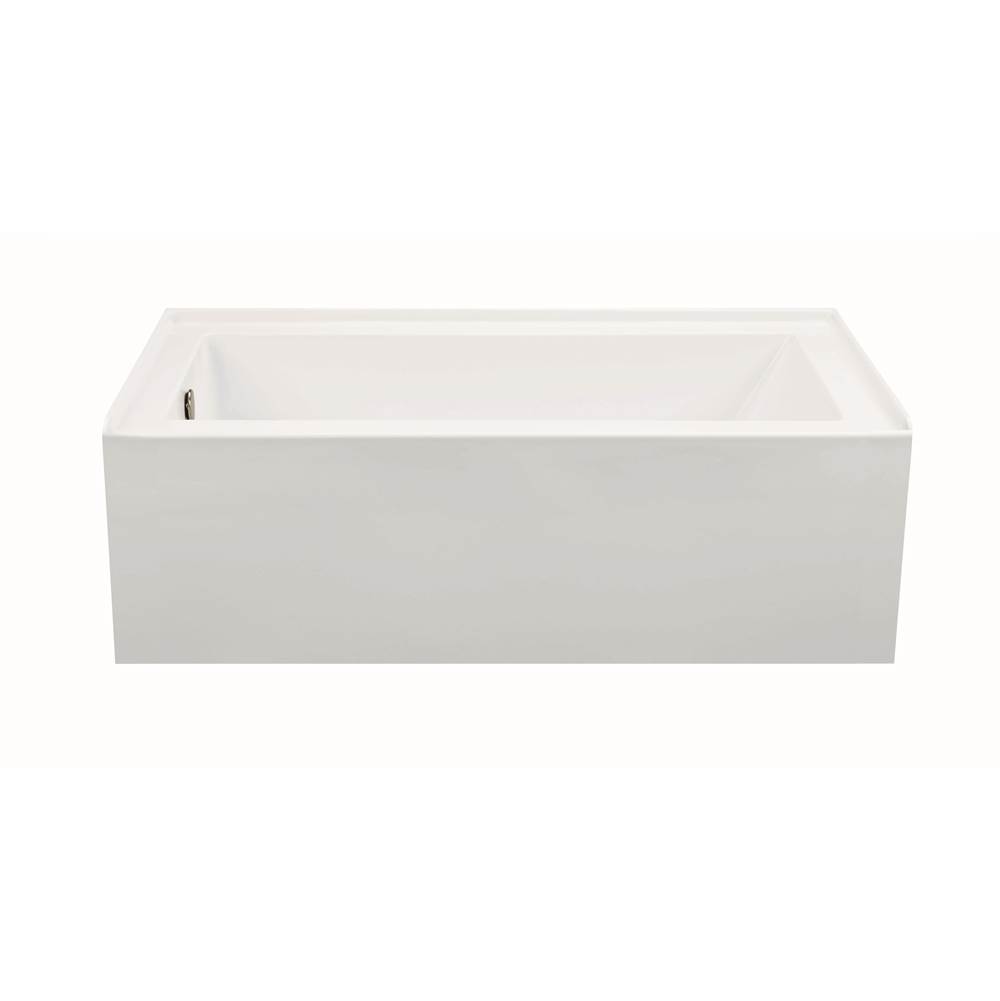MTI Baths Cameron 1 Dolomatte Integral Skirted Rh Drain Air  Bath - White (60X32)