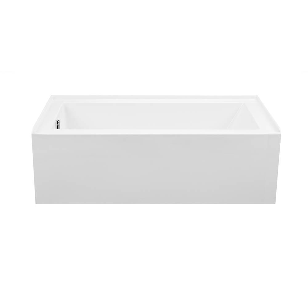 MTI Baths Cameron 3 Acrylic Cxl Integral Skirted Rh Drain Whirlpool - White (66X32)