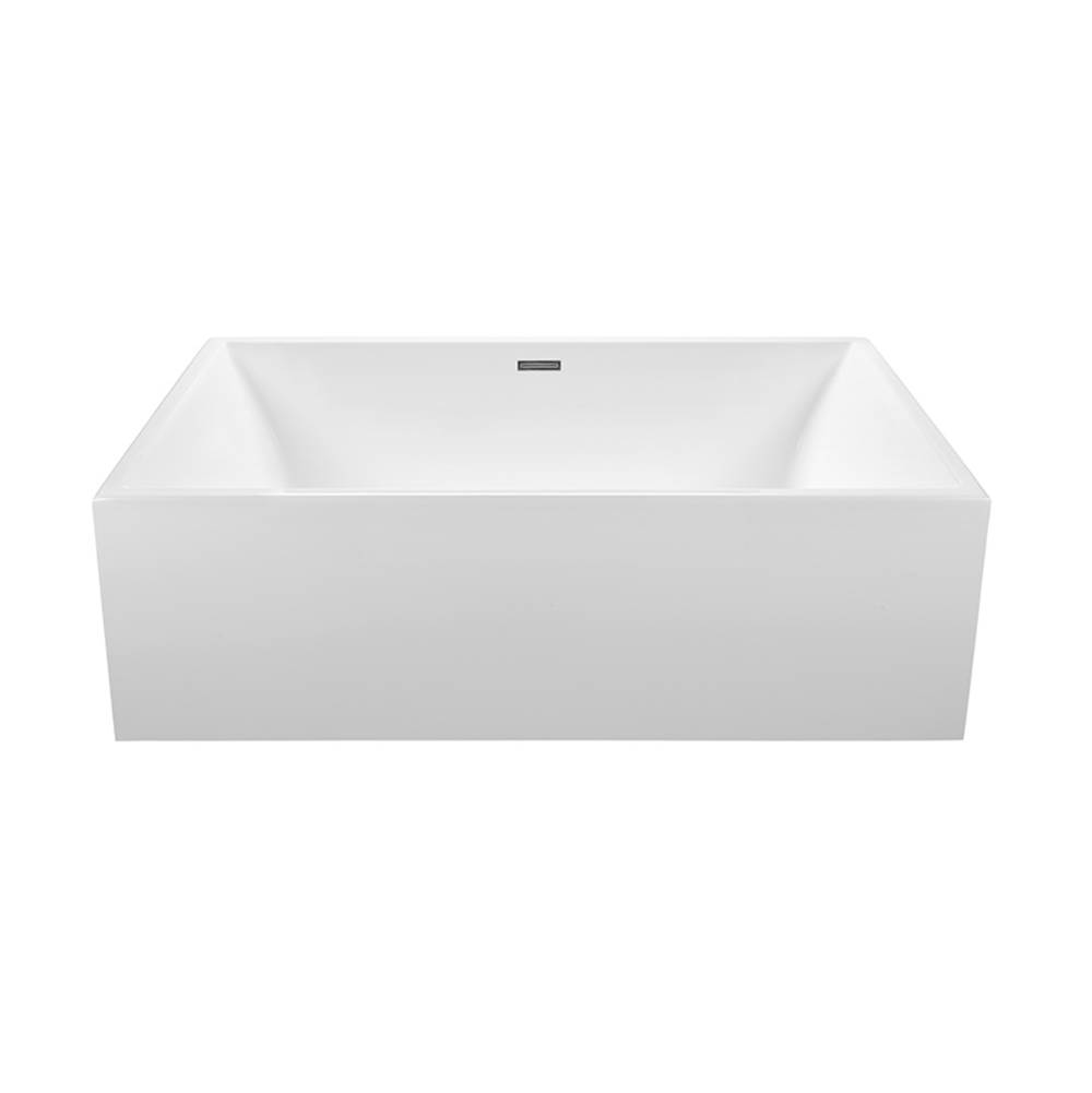 MTI Baths Owen Acrylic Cxl Freestanding Sculpted Air Bath - White (66X36)