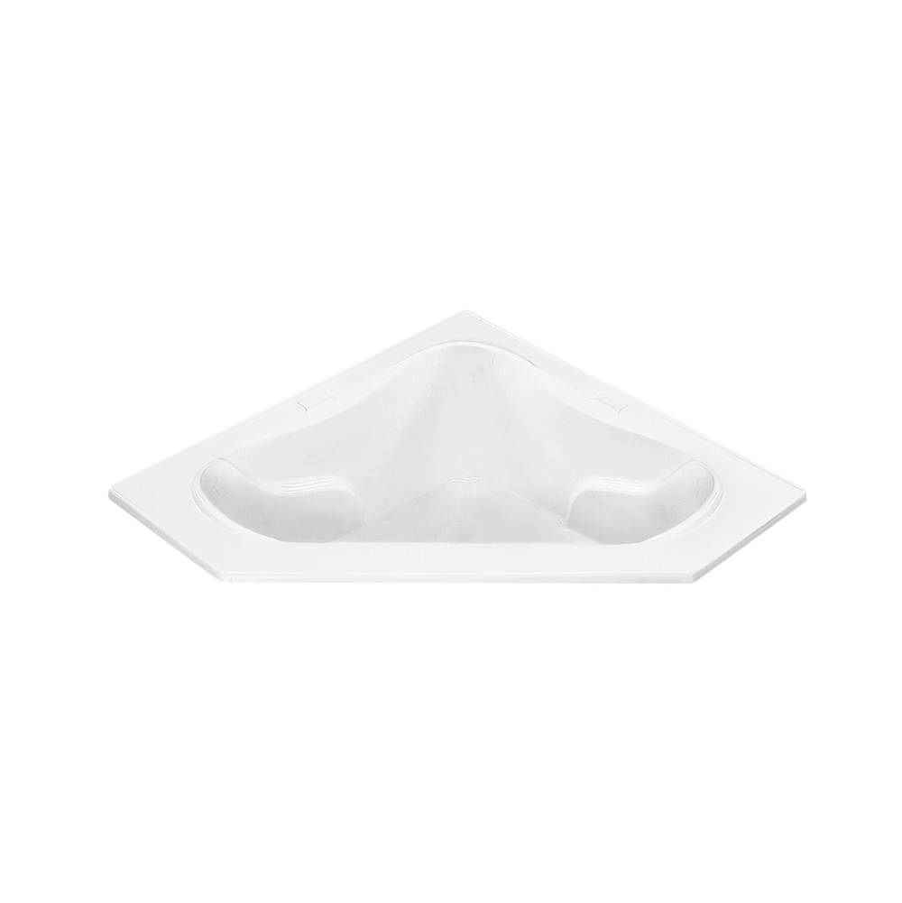 MTI Baths Cayman 1 Acrylic Cxl Drop In Corner Air Bath Elite/Microbubbles - White (59.25X59.25)