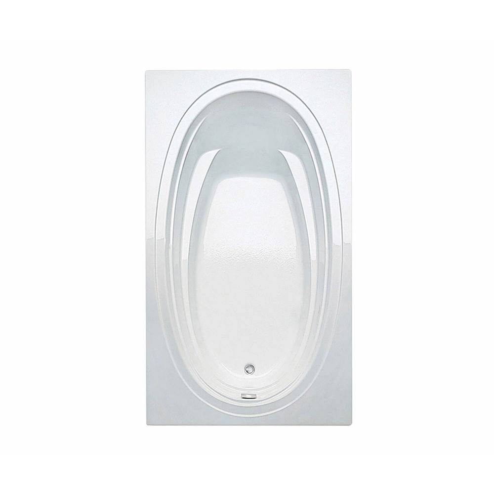 Maax Panaro 7242 Acrylic Drop-in Left-Hand Drain Bathtub in White