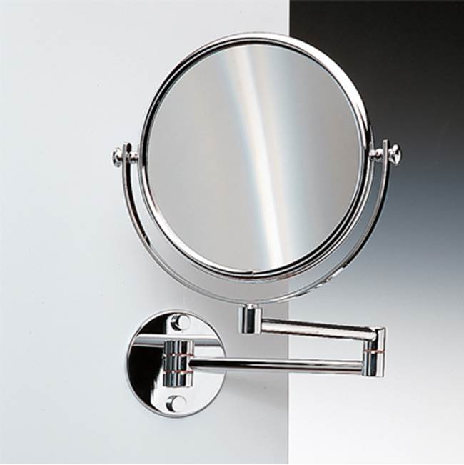 Nameeks Wall Mounted Double Face Brass 5xop Magnifying Mirror