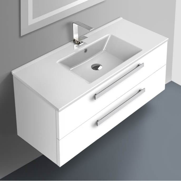 Nameeks 38 Inch Vanity Cabinet With Fitted Sink