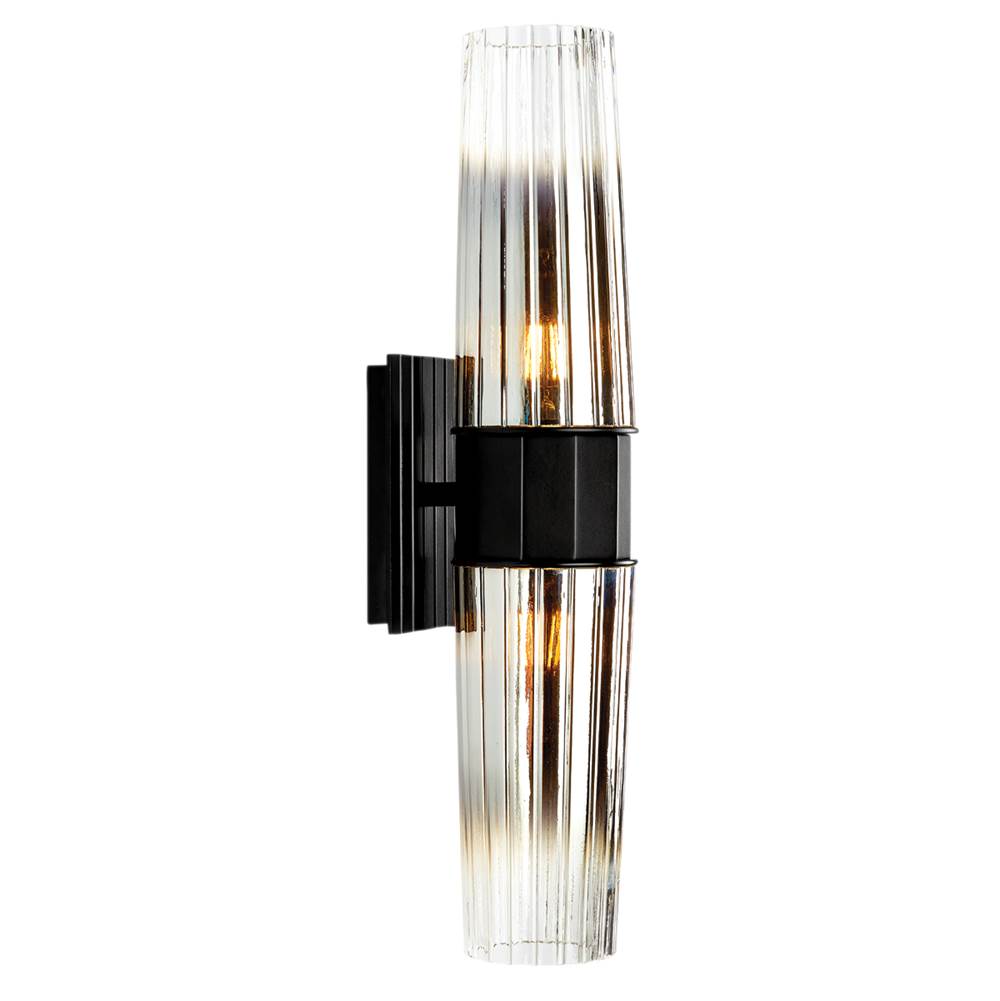 Norwell Icycle Double Wall Sconce - Matte Black