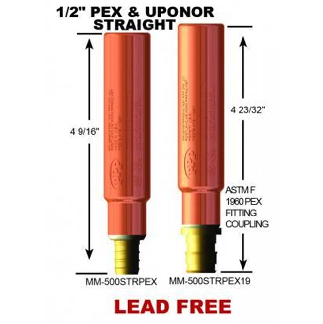 Precision Plumbing Mini-Max W/1/2'' Straight Pex Astm 1807
