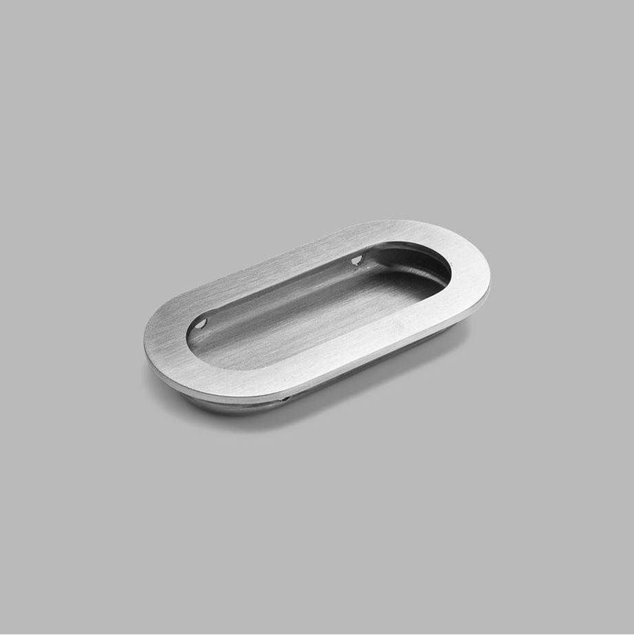 d line Knud Holscher 58Mm X 175Mm Oval Flush Pull Stainless Black
