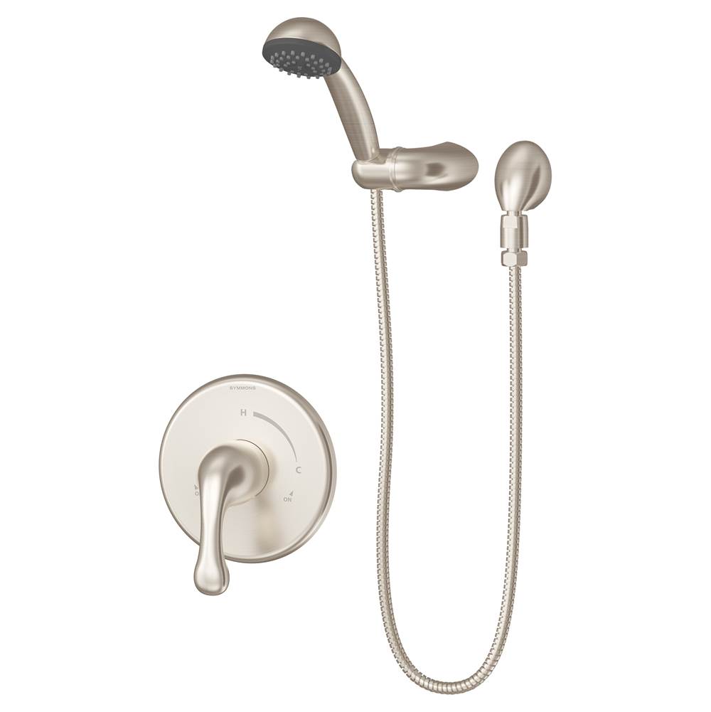 Symmons Unity Single Handle 1-Spray Hand Shower Trim in Satin Nickel - 1.5 GPM (Valve Not Included)