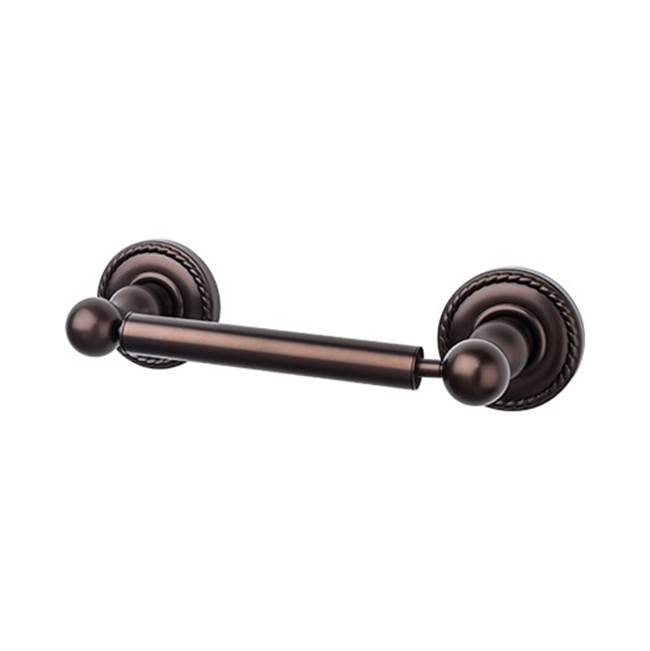Top Knobs Edwardian Bath Tissue Holder Rope Backplate Oil Rubbed Bronze