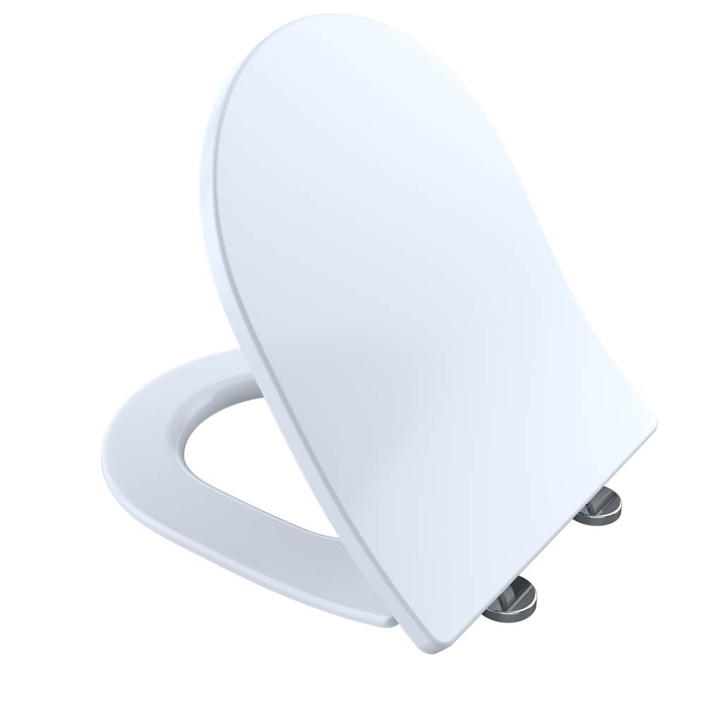 TOTO Toto® Softclose® Slim D-Shape Non-Slamming Seat And Lid For Rp Wall-Hung Toilet, Cotton White