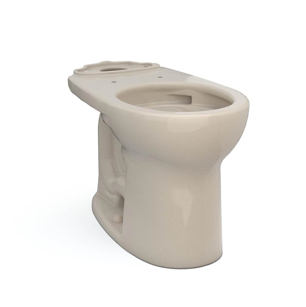 TOTO Toto® Drake® Round Tornado Flush® Toilet Bowl With Cefiontect®, Bone