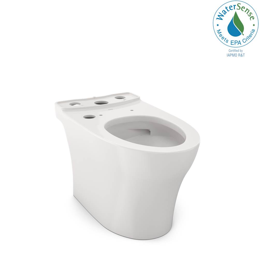TOTO Toto Aquia Iv Washlet+ Elongated Skirted Toilet Bowl With Cefiontect, Colonial White