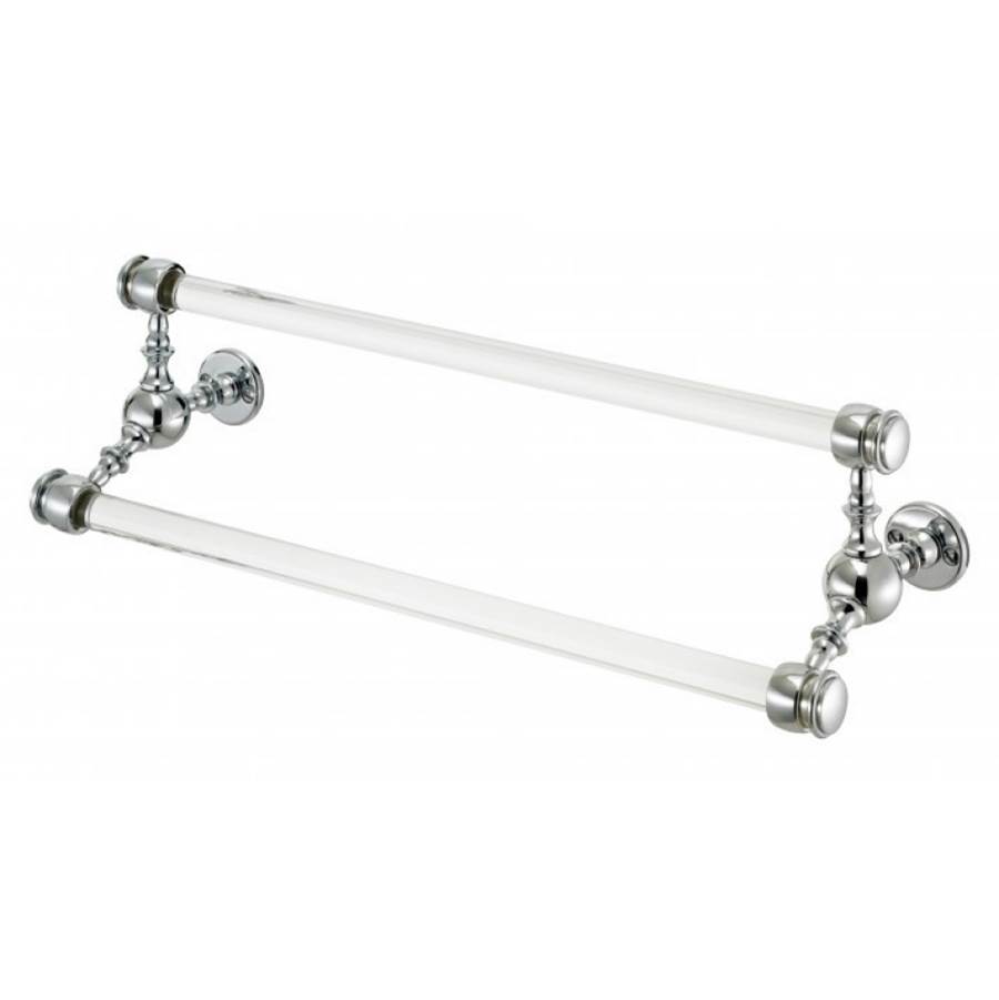 The Sterlingham Company Ltd 18'' Metal Double Towel Bar With Exposed Screws (Overall)