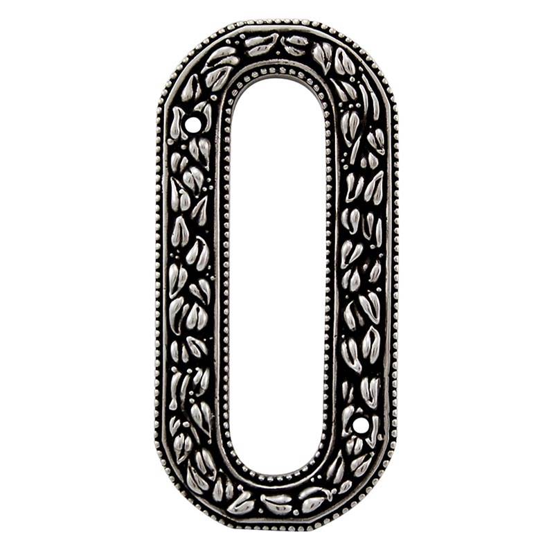 Vicenza Designs San Michele, Number 0, Antique Silver