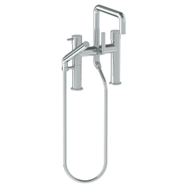 Watermark Deck Mounted Exposed Square  Bath Set with Hand Shower