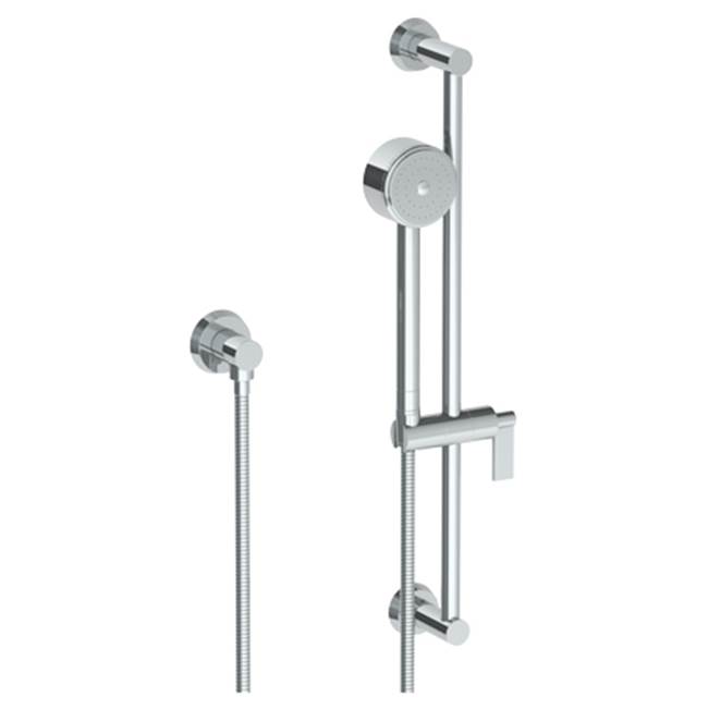 Watermark Positioning Bar Shower kit with Volume Hand Shower and 69'' Hose