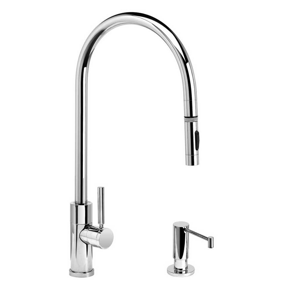 Waterstone Waterstone Modern Extended Reach PLP Pulldown Faucet - Toggle Sprayer - 2pc. Suite