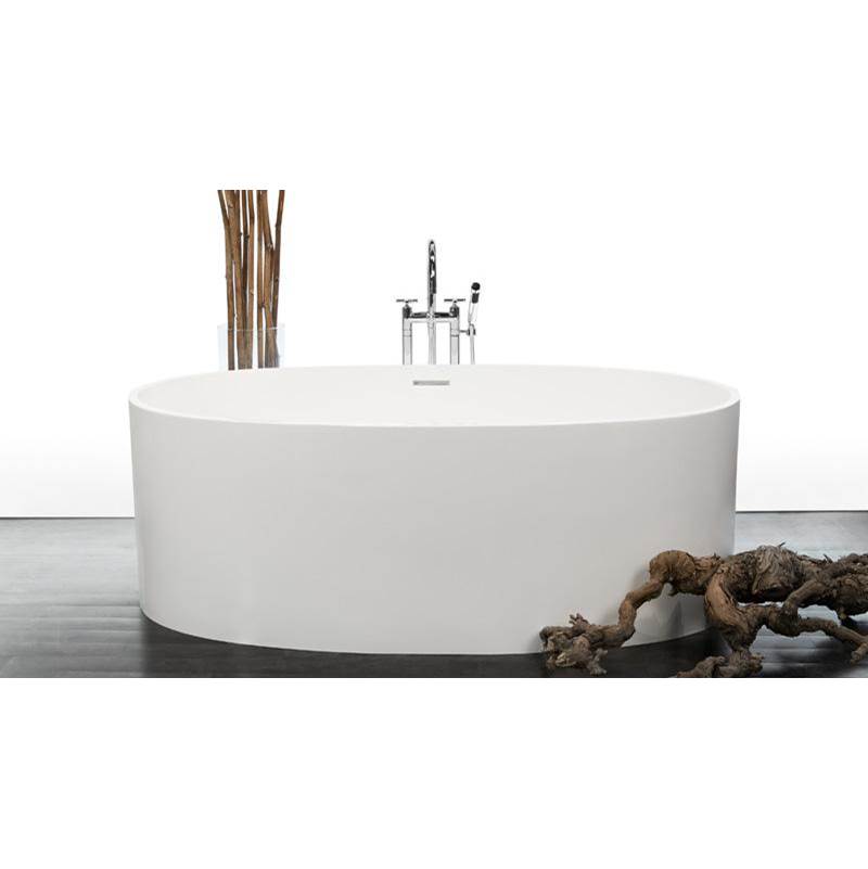 WETSTYLE Be Bath 66 X 34 X 22 - Fs  - Built In Nt O/F & Bn Drain - White True High Gloss